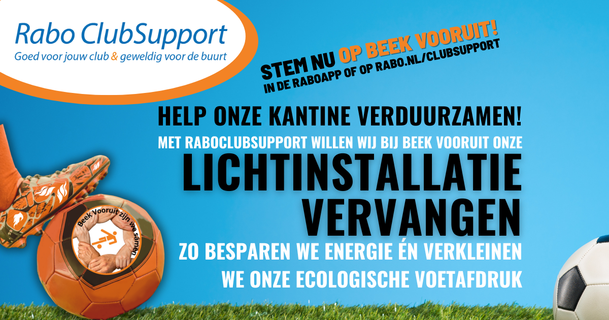 Stem op Beek Vooruit bij Rabo Clubsupport!