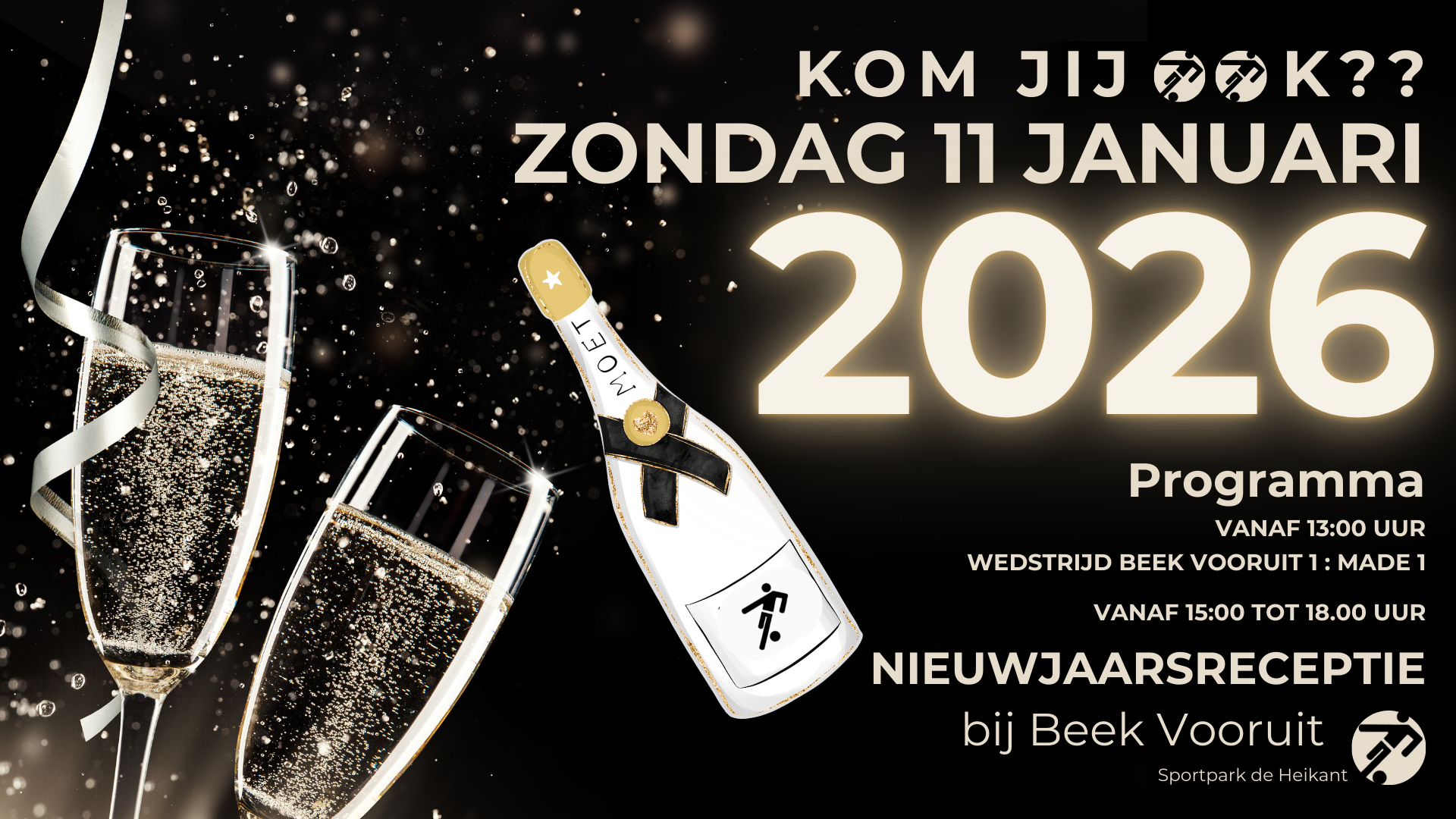Update Nieuwjaarsreceptie 11 januari 2026